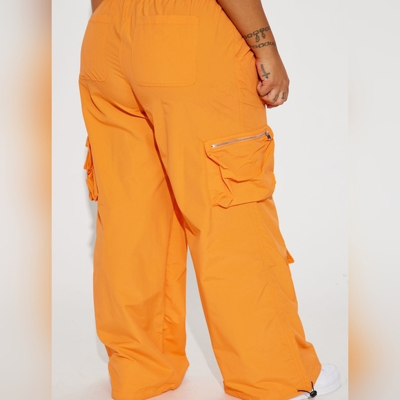 Fashion Nova Worth the Trouble Parachute Pants (Size 1X) - Picture 2 of 7